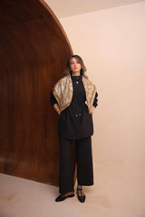 Safari Stil Zara Cupra Pantolonlu Takım