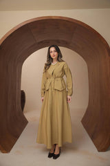 Asimetrik Kesim Belden Bağlamalı Yazlık Zara Odesa Cupra Etekli Takım