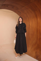 Beli Pile Detaylı Yazlık Zara Odesa Cupra Etekli Takım