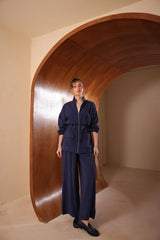 Kargo Cepli Beli Büzgülü Modal İkili Takım