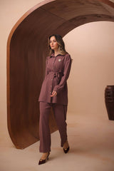 Premium Prada Dokuma Klasik İkili Takım