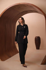 Premium Prada Dokuma Klasik İkili Takım