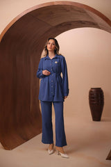 Premium Prada Dokuma Klasik İkili Takım