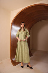 Floral Kabartmalı Brode İşlemeli Etekli Takım