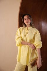 Floral Nakışlı Müslin İkili Takım